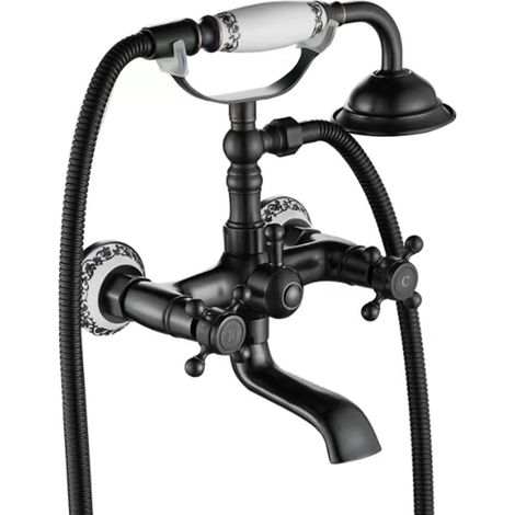 Bath Faucet REA Rustico Old Black
