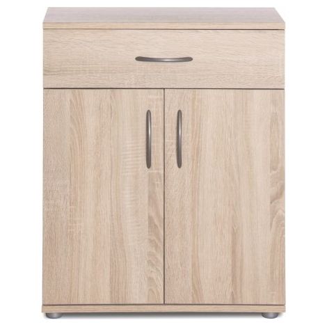 Mobiletto rovere 57x69x29 cm con due ante  un ripiano ed un cassetto - Dalia (1/6)