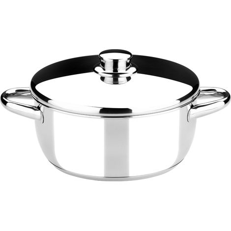 Monix Optima Casseruola con coperchio in acciaio inox 18/10 30 cm (1/2)