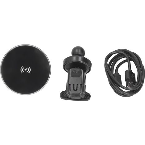Chargeur Voiture Sans Fil Magnétique 15W 360° Rotation Support Stable pour iPhone, Fixation Aération (1/5)