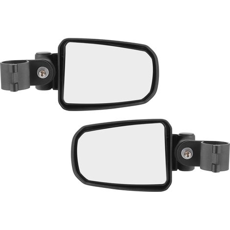 Universeller 4,4 cm Weitwinkel-Rückspiegel für Motorräder, Quads, SSVs und ATVs erweitertes Sichtfeld universelle Halterung (1/5)