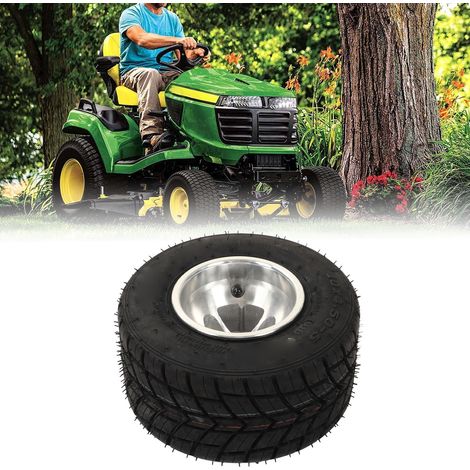 Pneus 10x4.50-5 avec jantes en aluminium, montage monobloc de 5 pouces, adaptés aux VTT, véhicules agricoles, karts, etc. (surpoids). (1/5)