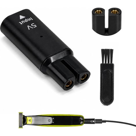 Adaptateur Chargeur Tondeuse USB-C 5V Compatible QP2724, QP2834, QP4530, QP1924, QP1324, MG5910, MG7910, MG9510 (1/5)