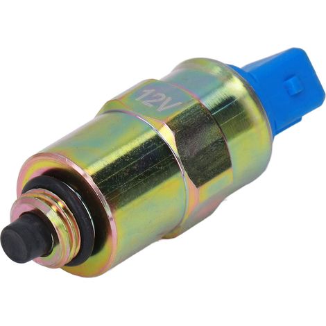 Électrovanne d'arrêt de carburant 12 V 716-30255 de remplacement pour chargeuse-pelleteuse JCB 3CX 4CX (1/5)