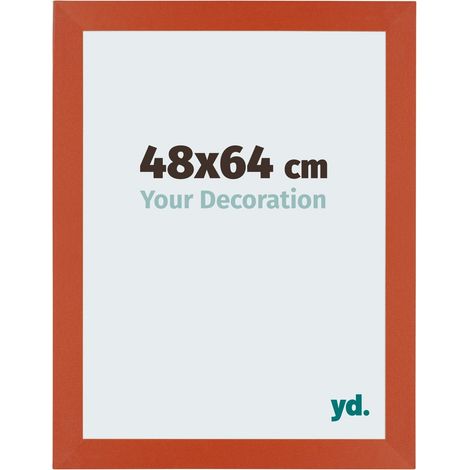 yd. - Cadre photo 48x64 - Orange - MDF - Mura