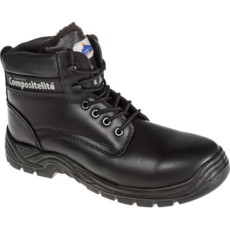 Bota con forro lanoso Compositelite Thor S3 CI, protección contra el frío PORTWEST FC12 46 Negro