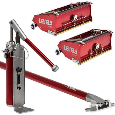 LEVEL5 Set Trockenbauwand GK Platten Spachtelmasse Flat Box Ladepumpe SET 4-605 (1/5)
