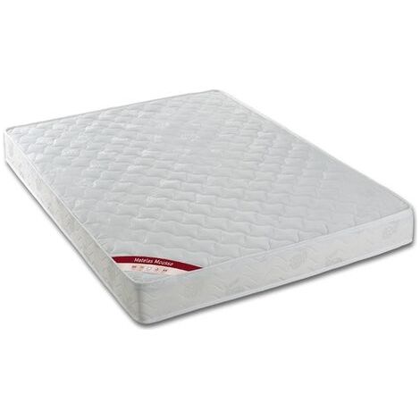 Matelas mémoire de forme 140x190 cm 14 cm – Densité 25 kg/m3 – Fermeté ferme – Accueil tonique – 2 faces de couchage – Idliterie (1/4)