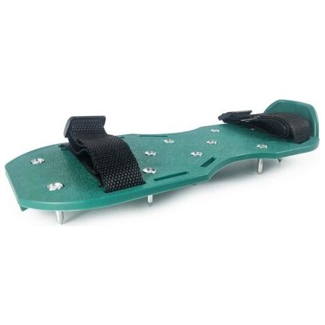 Chaussures à pointes avec pointes courtes de 25mm, parfaites pour les sols en époxy, les superpositions, l'installation de la couverture, couleur verte (1 paire) (1/4)