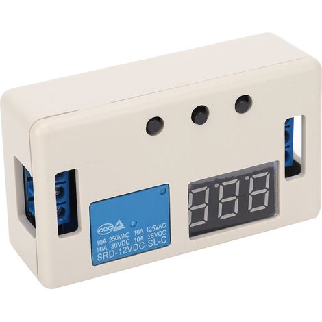 Module de temporisation à relais multifonctionnel, interrupteur de commande de relais temporisé, composant électronique 12 V