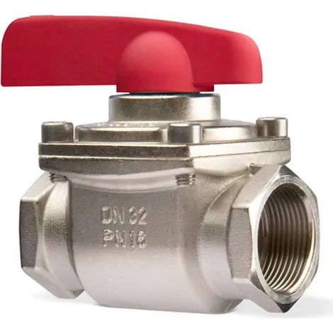TA Válvula de bola TA 900 iSi PN 16 DN 25, G 1, kvs 65 m3/h, Maneta roja, 58940125