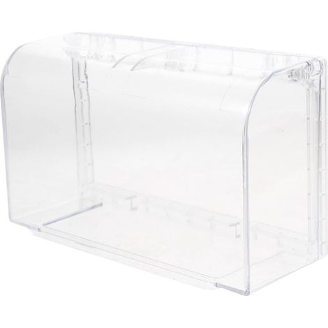 1Pièce Couvercle de Prise Électrique Étanche Double-position Boîte de Protection Adhésive Transparente Cache-prises Aux Éclaboussures pour Cuisine Salle de Bain et Autres (1/4)