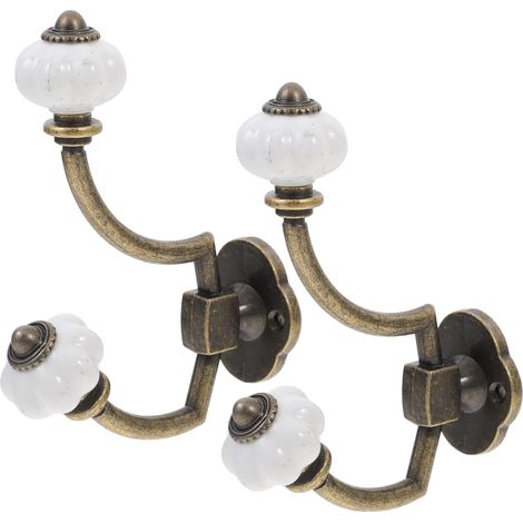 4 Pcs Patère Antique Patères Patères À L'Ancienne Patère Adhésive Porte-Chapeau Porte-Vêtements Mural Crochets Robustes Manteaux Crochets En Alliage Clé De À Vêtements De