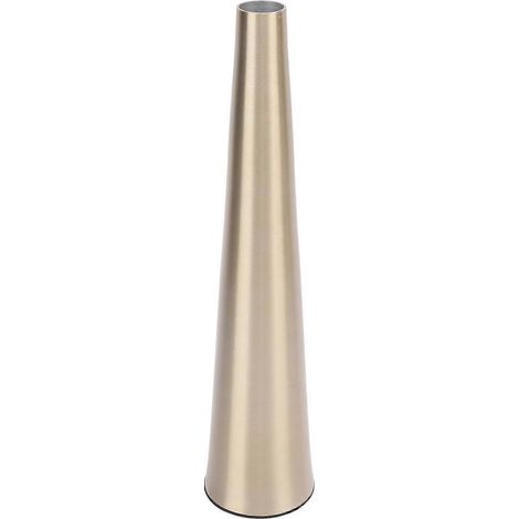 Kleine Blumenvase, innovative nordische Aluminium-Dekorationsvase mit schmalem Hals, konisch zulaufend, für TV-Schrank