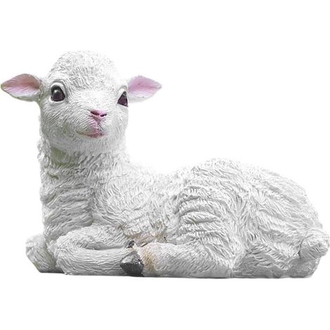 Statue d'animal Ornement de mouton, statue de mouton, pour maison, salon, (1/5)