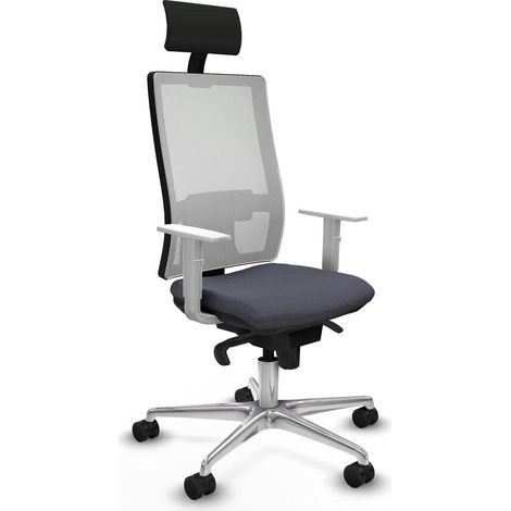 Piqueras y Crespo Horna chaise bureau gris foncé confortable