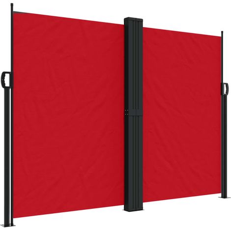 Maison Exclusive - Seitenmarkise Ausziehbar Rot 180x600 cm
