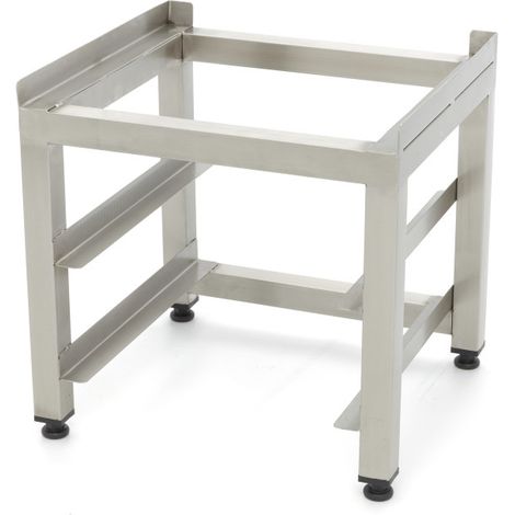 Support pour lave-vaisselle - 40 x 40 cm - En acier inoxydable - Maxima (1/4)