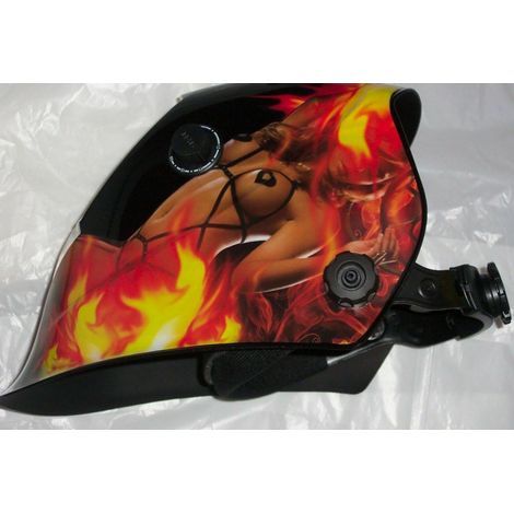 ZOLGINAH Casque de Soudure Automatique - Masque de Soudure avec 2 Lentilles et 2 Capteurs de filtre à ombre réglables DIN9-13 pour le soudage à l'arc de MIG TIG MAG [Classe énergétique A+++] (1/5)