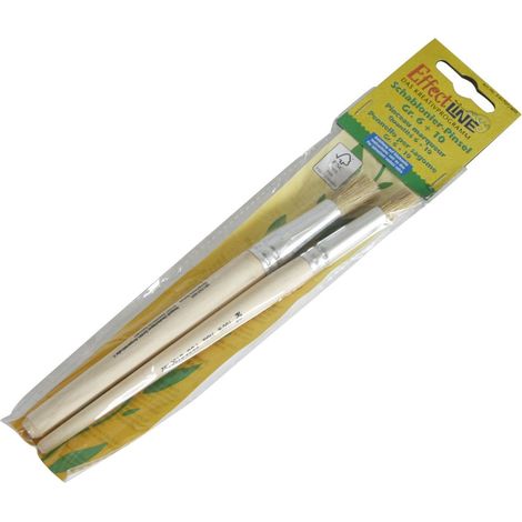 EffectLine Schablonier-Pinsel Set Gr. 6 + 10 Malerpinsel