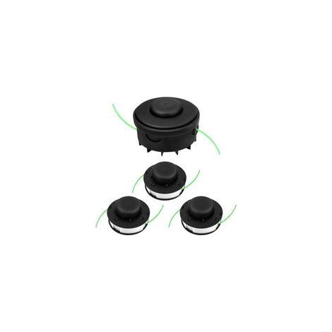 C2-2 Tête de rechange pour débroussailleuse & bobines pour Stihl FSA 56, tête de rechange pour débroussailleuse, 1 tête de rechange pour débroussailleuse, 3 lignes de bobine