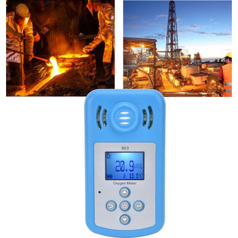 Détecteur d'oxygène portable O2, détecteur de concentration d'oxygène, testeur de teneur en oxygène (1/5)