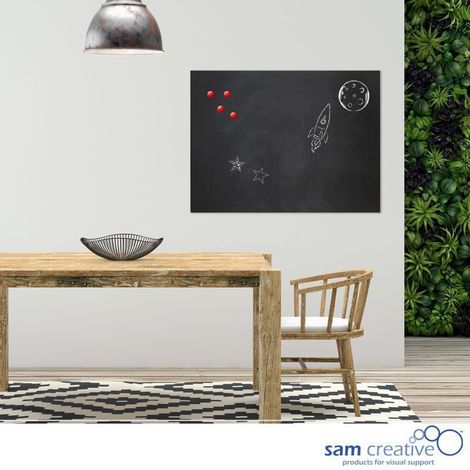 Tableau noir magnétique flexible 90x300 cm