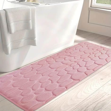 Paillasson Intérieur - Non Glissant avec Dos en PVC - 50 x 120 cm - Pour Entrée Porte d'Intérieur Salle de Bain Cuisine - 1 Pièce (1/3)