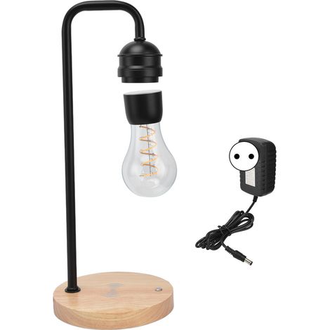 Magnetisch schwebende LED-Lampe mit kabelloser Ladestation – Wohnaccessoire, originelles Geschenk – 100–240 V EU-Stecker (1/5)