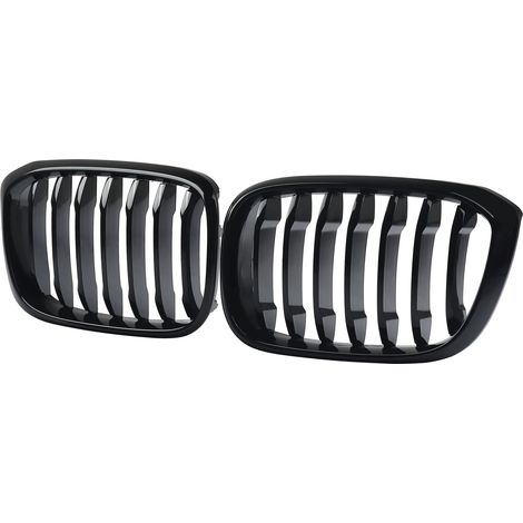 Parrillas de competición, compatibles con X3 X3M G01 / X4 G02, reemplazo directo, construcción duradera, negro brillante. (1/2)
