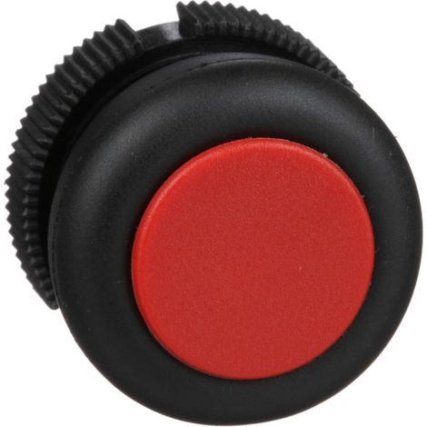 Harmony XAC - tête bouton poussoir - capuchonné - rouge (XACA9414) (1/3)