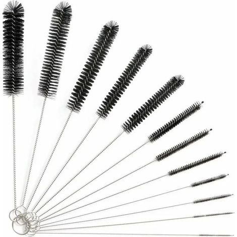 Kit Nettoyage 12 Pièces - Brosses/Goupillons pour Biberon/Tuyaux/Clavier - Nettoyage Profond (1/4)