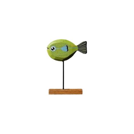 Statue de poisson en bois, décoration nordique, sculpture de poisson, ornements, EAs présentés (1/5)