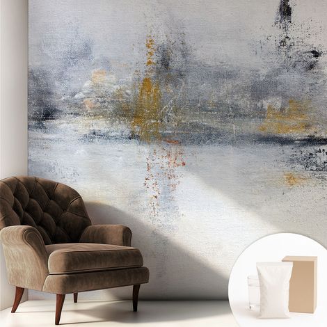Carta Da Parati Non Tessuto - Di Alta Qualità Per Il Soggiorno La Cucina - Tendenze Moderne - Vlies Ecologico Astrazione armonica 250x250 cm (1/5)