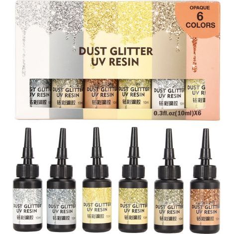 Stück UV-Kleber 10 ml in Stiftform, schnellhärtend, gelbe Serie für DIY-Schmuck und Bastelarbeiten (1/5)