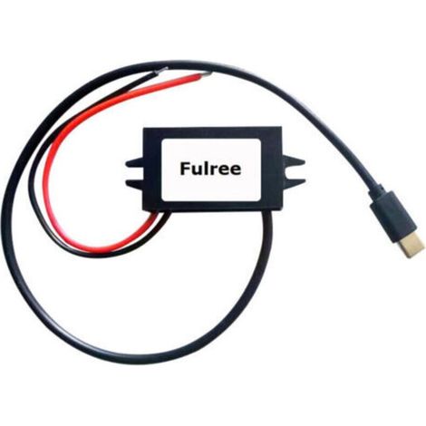 Convertisseur étanche 12V vers 5V 3A, module d'alimentation abaisseur CC-CC USB Type C, compatible avec Raspberry Pi 4, téléphone portable et voiture.-Crezuo (1/4)