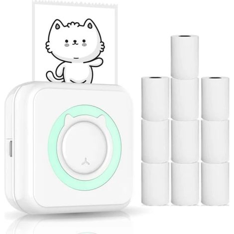 Imprimante d'étiquettes tout-en-un Mini imprimante portable multifonction (1/5)