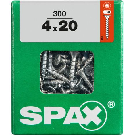 Spax Universalschrauben 4.0 x 20 mm TX 20 - 300 Stk. Holzschrauben