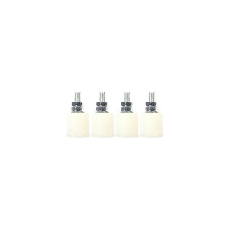 Pack de 4 roulettes en nylon pour porte coulissante 40mm – Guidage précis – Résistant à l'usure et à la corrosion – Pour portes électriques et coulissantes (1/5)