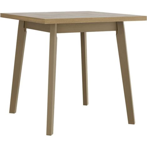 Mesa Victorville 127, Roble Sonoma, 75x80x80cm, Aglomerado laminado, Madera