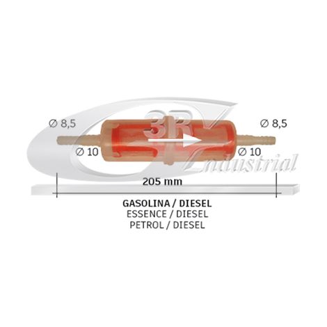 3RG B2005 FILTRO GASOLINA / DIESEL