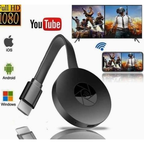 Adaptateur d'affichage HD sans fil 1080P, WiFi, miroir d'écran, adaptateur de diffusion de flux vers TV/moniteur/projecteur HD (1/5)