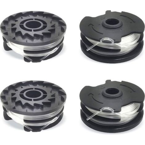 Bobine de Rechange - Fil Nylon - 1,65 mm - 10 m - Pour Débroussailleuse à Bobine Automatique - Lot de 4 (1/4)