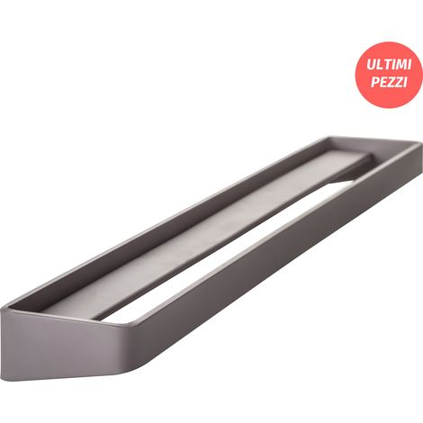 EVER Brunt mensola con porta salvietta cm.60 grigio porpora opaco codice prod: EVBR601 (1/3)