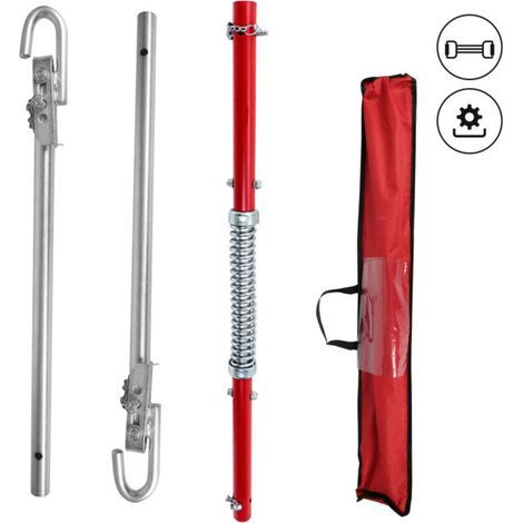 Barre remorquage avec collier à ressort 3pcs 1.8m (1/5)