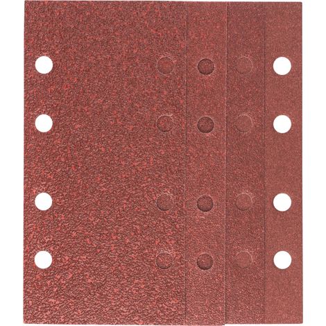 Bosch 25-teiliges Schleifblatt-Set für Schwingschleifer, Körnung 40, 60, 80, 120 (1/5)
