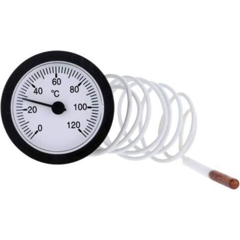 6cm Barbecue Extérieur Grill Fumoir Thermomètre en Acier Inoxydable, Fumeur de Barbecue Jauge de température, pièces de Rechange de Gril pour la Cuisson du Barbecue (1/4)