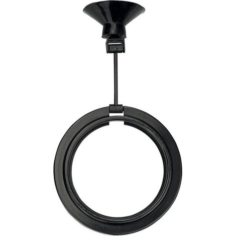 Comedero redondo negro 61303, diámetro 7,5 cm