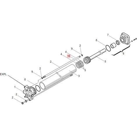 faac pièce détachée bague rail e/dwr 45/2 7094505 (1/3)