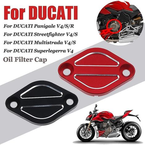 Tappo filtro olio motore per moto, accessorio per Ducati Panigale V4 S V4/s St.
